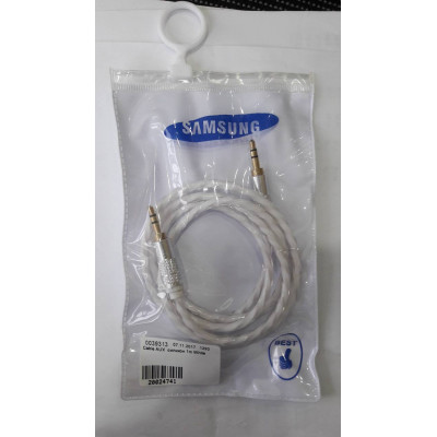 Cable AUX  силикон 1m White