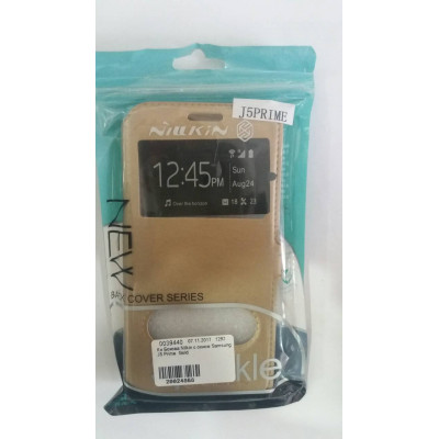Кн Бокова Nilkin с окном Samsung J5 Prime  Gold
