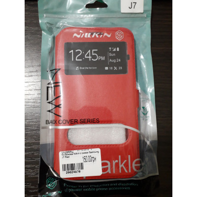 Кн Бокова Nilkin с окном Samsung J7 Red