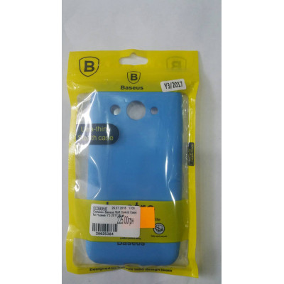 Силикон Baseus Soft Colorit Case for Huawei Y3 2017 Blue
