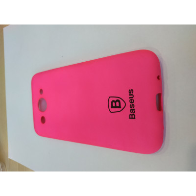 Силикон Baseus Soft Colorit Case for Huawei Y3 2017 Pink