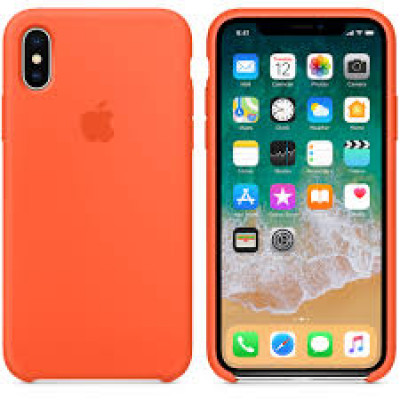 Original Silicon Case iPhone X Orange