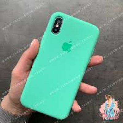 Original Silicon Case iPhone X spearnint