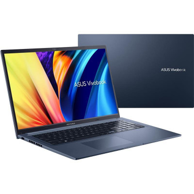 Ноутбук ASUS X1702ZA-AU511 17.3FHD IPS/Intel i5-1235U/8/512F/int/noOS/Blue