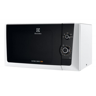 Мікрохвильова піч Electrolux, 21л, мех. керування, 800Вт, білий