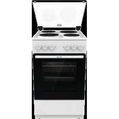 Плита Gorenje GE5A21WH електрична , 68л, 50x60см, гриль, білий