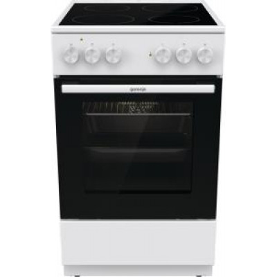 Плита Gorenje GEC5A41WG електрична склокерамічна, 62л, 50x60см, білий