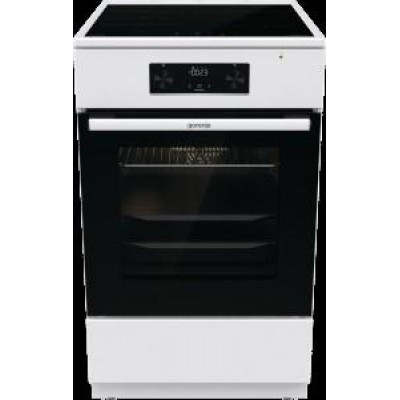 Плита Gorenje GEIT5C60WPG електрична індукційна, 70л, 50x60см, дисплей, програматор IconLed, поєднання конфорок, білий