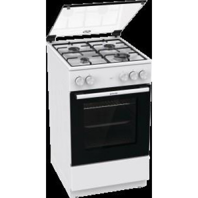 Плита Gorenje GG5A13WJ, газова, 70л, 50x60см, емальовані, білий