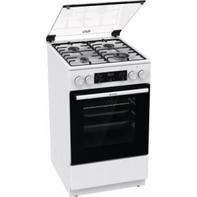 Плита Gorenje комбінована, 70л, 50x60см, дисплей, білий