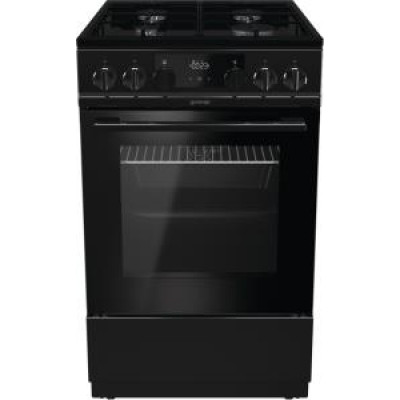 Плита Gorenje K535B комбінована, 62л, 50x60см, дисплей, чорний