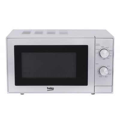 Мікрохвильова піч Beko, 20л, мех. управл., 700Вт, гриль, сріблястий