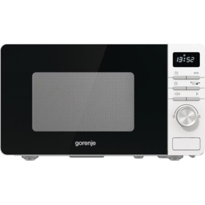 Мікрохвильова піч Gorenje, 20л, електр. управл., 800Вт, дисплей, білий