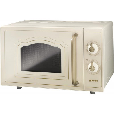 Мікрохвильова піч Gorenje, 20л, міх. управл., 700Вт, гриль, бежевий