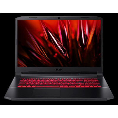 Ноутбук Acer Nitro 5 AN517-54 17.3FHD IPS 144Hz/Intel i7-11800H/16/512F/NVD3050-4/Lin/Black