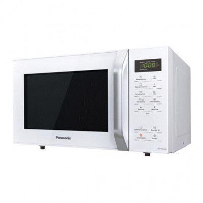 Мікрохвильова піч Panasonic , 25л, 800Вт, дисплей, білий