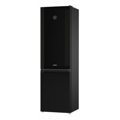 Холодильник з нижн. мороз. камерою Gorenje NRK6201SYBK, 200х60х60см, 2 двері, 235( 96)л, А+, NF+ , Зона св-ті, Внутр. Диспл, Зов