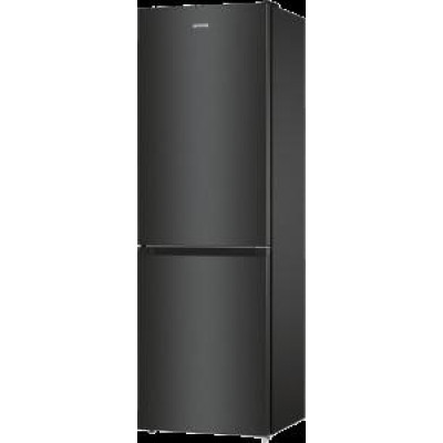 Холодильник з нижн. мороз. камерою Gorenje NRKE62BXL 185х60х60см, 2 двері, 203( 99)л, А++, NoFrost+ , LED дисплей, Зона св-ті, чорний