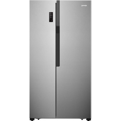 Холодильник SBS Gorenje NRS918EMX, 179х64х91см, 2 двері, 334( 174)л, А++, NF+, Інв. , Зона св-ті, Зовн. Диспл, Нерж