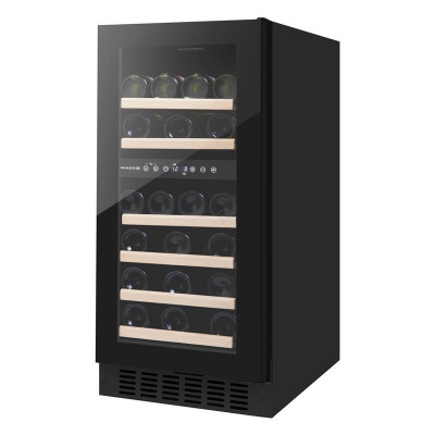 Холодильник Philco для вина, 91x63x41, холод.відд.-85л, зон - 2, бут-32, диспл, підсвітка, чорний