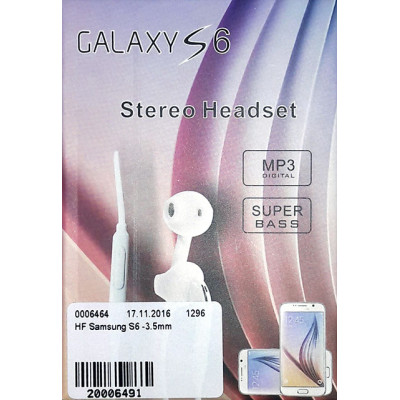 HF Samsung S6 3.5mm