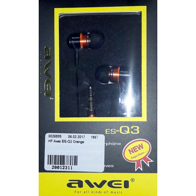 HF Awei ES-Q3 Orange