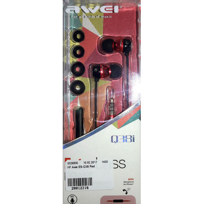 HF Awei ES-Q38i Red