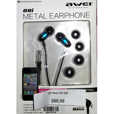 HF Awei ES-Q8i Blue