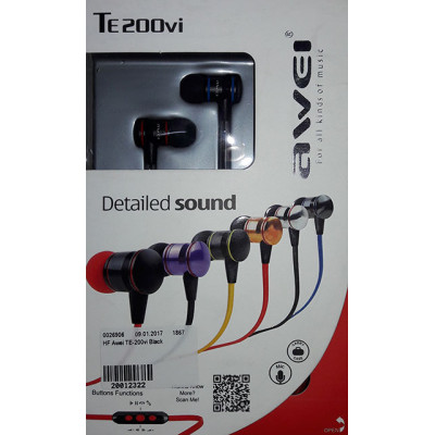 HF Awei TE-200vi Black