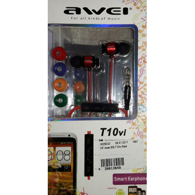 HF Awei ES-T10vi Red