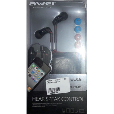 HF Awei ES-600i Red