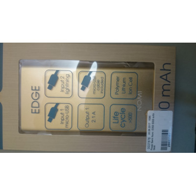 Power Bank Nomi  E050 5000 mAh  Gold