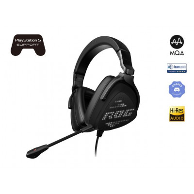 Гарнітура ASUS ROG Delta S Animate USB-C Black