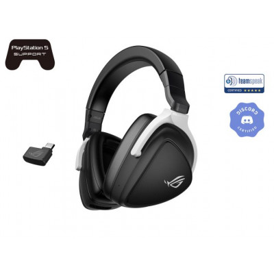 Гарнітура ASUS ROG Delta S Wireless Black/White