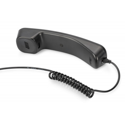 Телефонна слухавка DIGITUS USB A, 1.8-1.9m cable