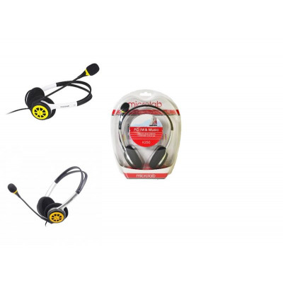 Гарнітура MICROLAB K250Y Black,Yellow Гарнітура MICROLAB K250Y Black,Yellow