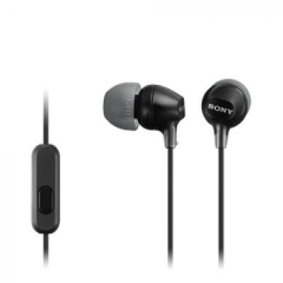 Навушники Sony MDR-EX15AP In-ear Mic Black Навушники Sony MDR-EX15AP In-ear Mic Black
