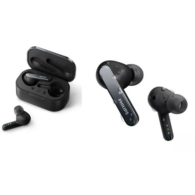 Навушники Philips TAT5506 TWS ANC Pro IPX5 Touch control Mic Чорний Навушники Philips TAT5506 TWS ANC Pro IPX5 Touch control Mic Чорний