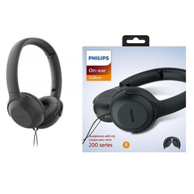 Навушники Philips TAUH201 On-ear Mic Чорний Навушники Philips TAUH201 On-ear Mic Чорний