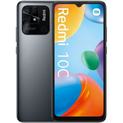 Термiнал Xiaomi Redmi 10C 4/64 NFC Gr. Gray(AN)