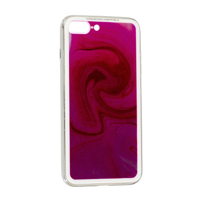 Накладка Glass Case Apple iPhone 7 / 8 / SE 2, Мрамор, white